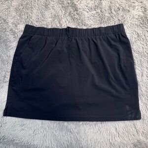 Columbia Skort Womens XL Black Good Activewear Hiking Golf Athletic Skirt